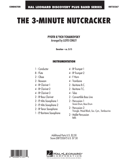 The 3-Minute Nutcracker - Conductor Score (Full Score)