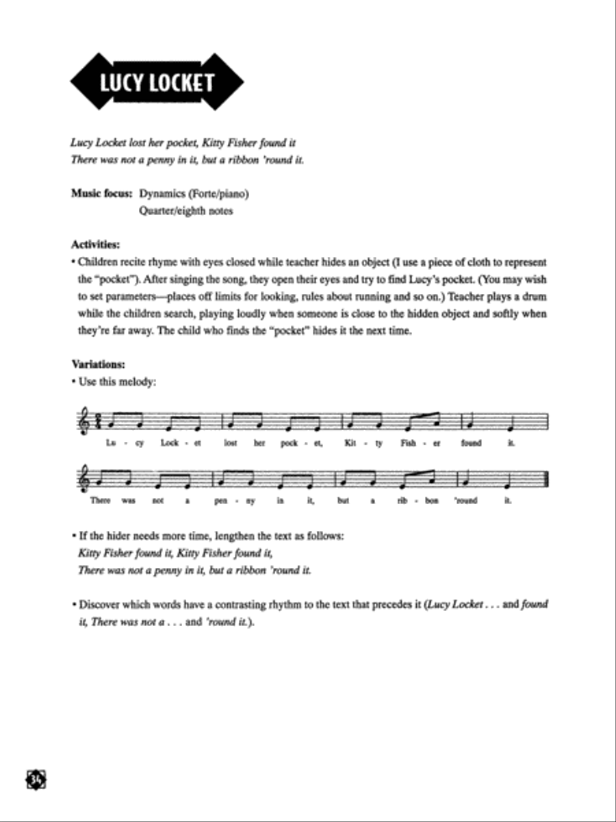 A Rhyme in Time Classroom Materials scores gallery preview page 4