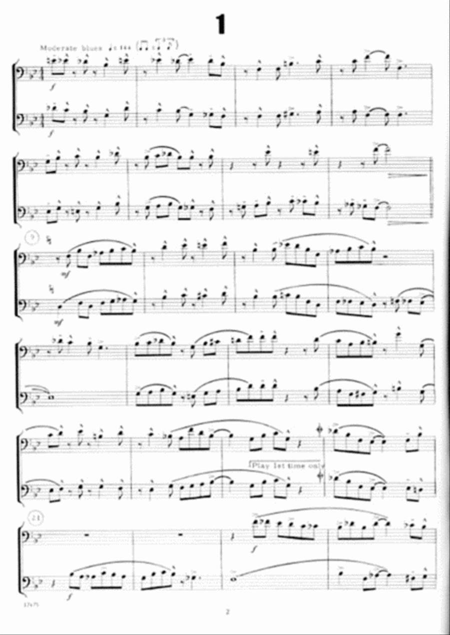 Six Jazz Duets, Volume 1 Six Jazz Duets, Volume 1 Brass Duet scores gallery preview page 2