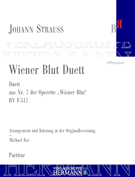 Wiener Blut - Wiener Blut Duett (Nr. 7-1) RV F-517