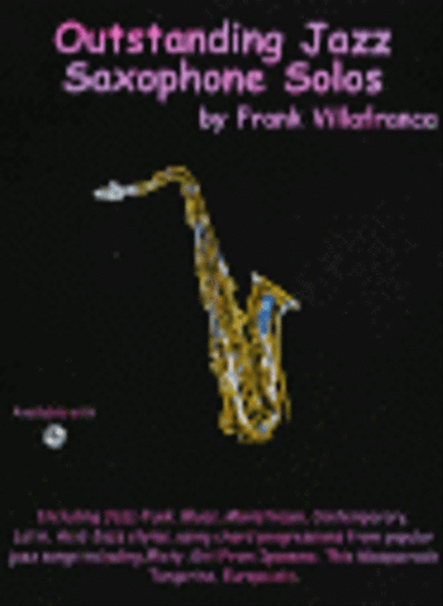 Outstanding Jazz Saxophone Solos for Eb instruments E-Flat Instrument - Sheet Music