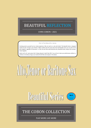 No.5 Beautiful Reflection (Alto, Tenor or Baritone Saxophone)