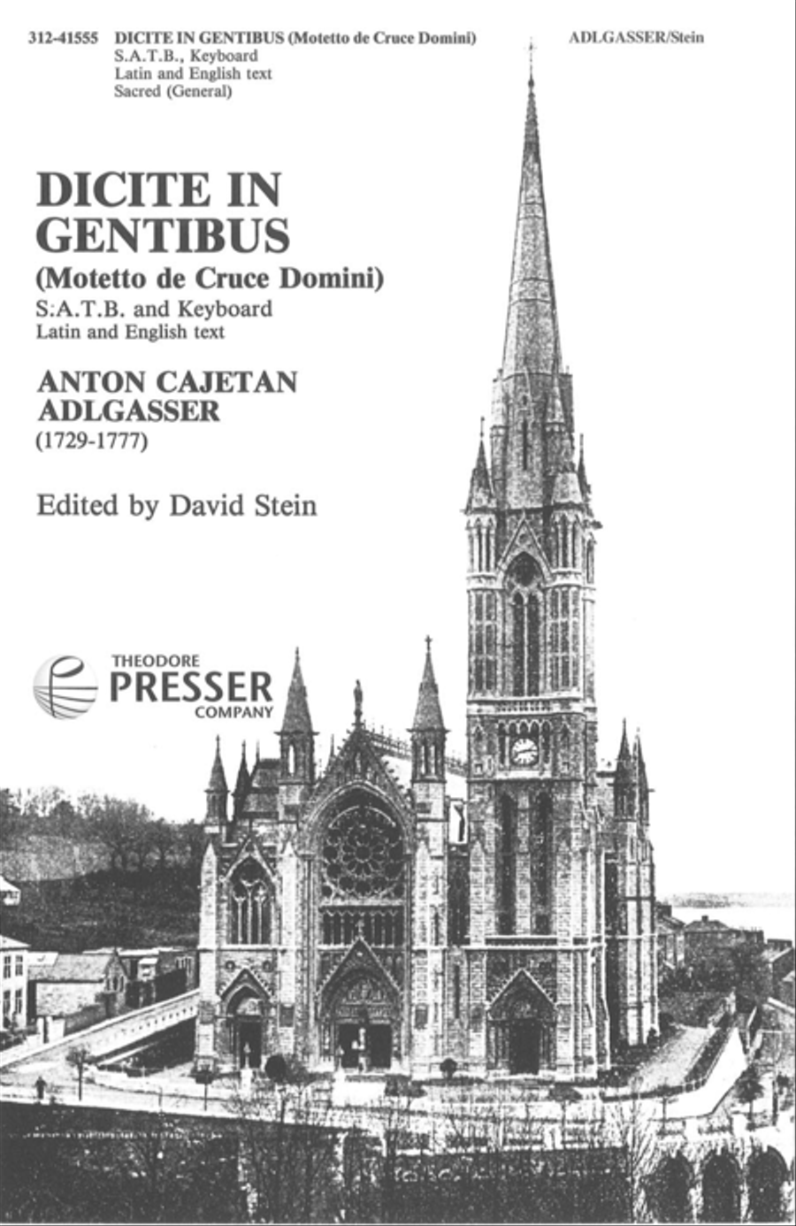 Dicite in Gentibus 4-Part scores gallery preview page 1