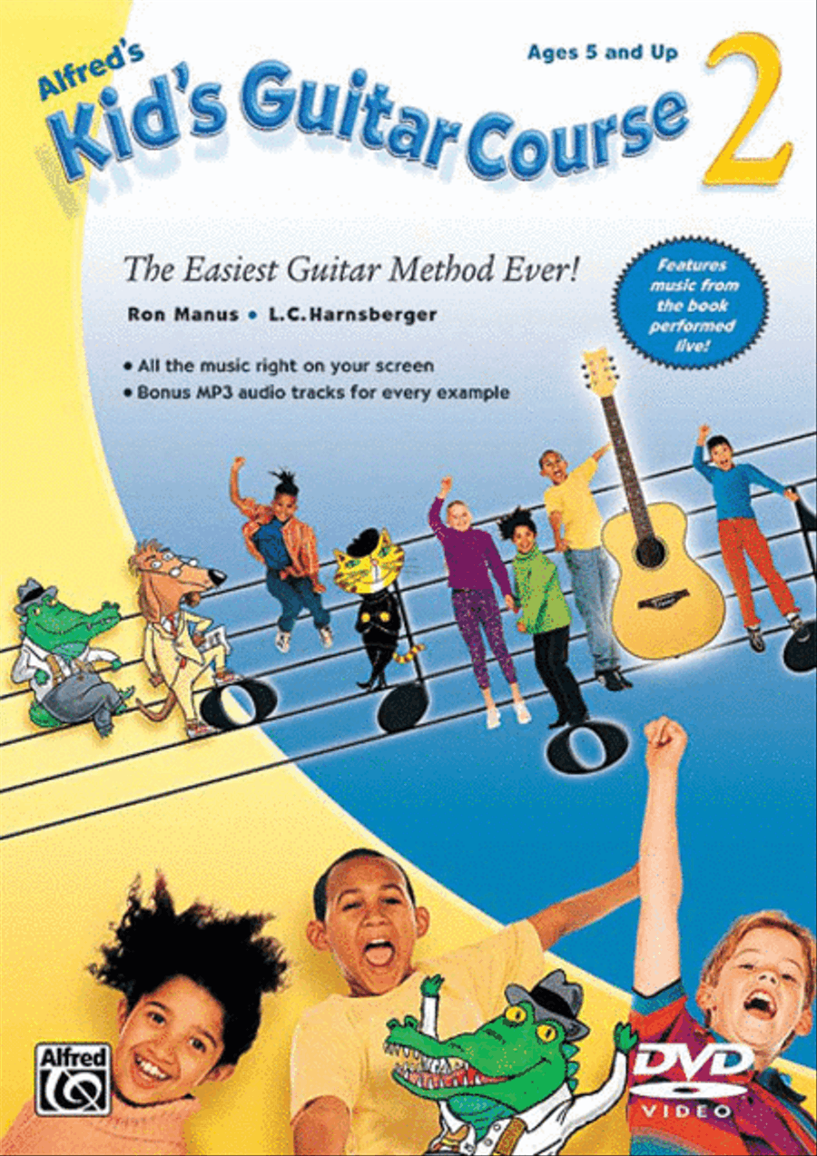 Alfred's Kid's Guitar Course 2 Easy Guitar scores gallery preview page 1