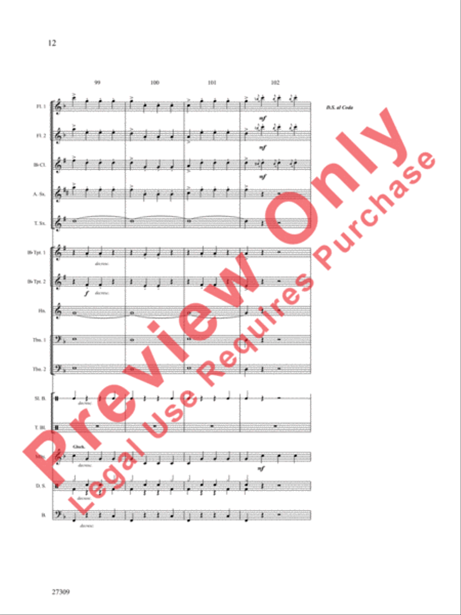 Sleigh Ride Choir scores gallery preview page 13