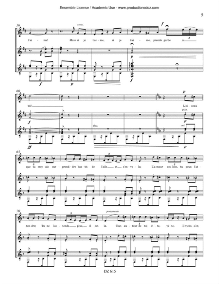 Habanera de Carmen Classical Guitar scores gallery preview page 5