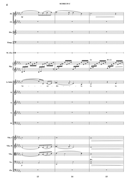 AVE MARIA - Score Only image number null