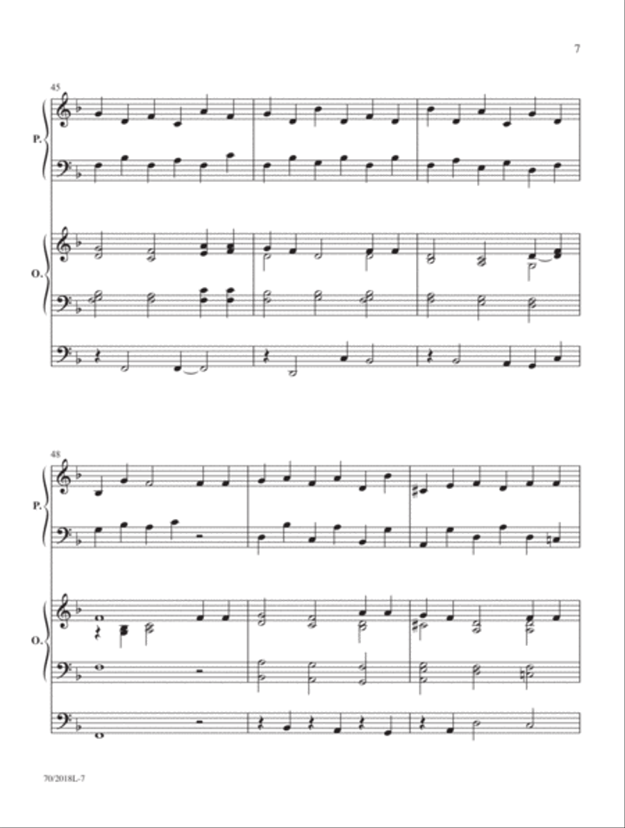 Holy Manna Holy Manna Organ scores gallery preview page 7