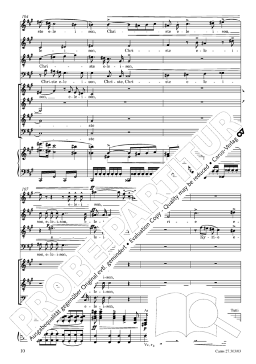 Messa da Requiem 4-Part scores gallery preview page 11