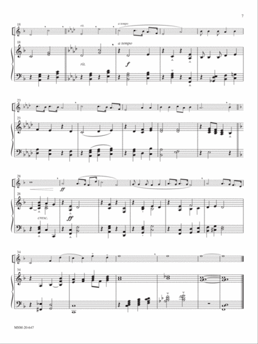 Go Tell It on the Mountain Clarinet scores gallery preview page 2