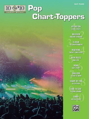 Book cover for 10 for 10 Sheet Music -- Pop Chart-Toppers