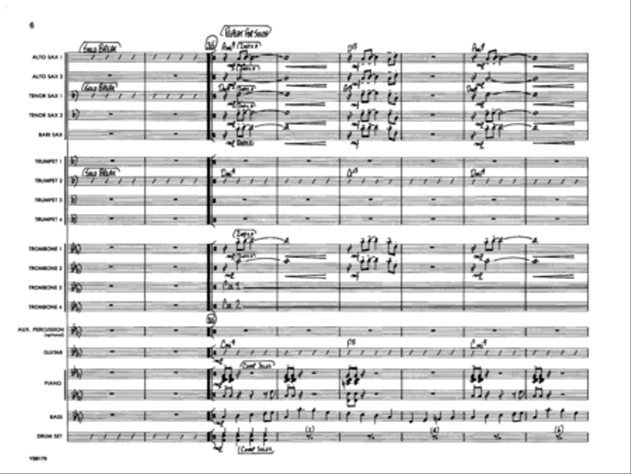 Just a Little Off the Top Jazz Ensemble scores gallery preview page 6