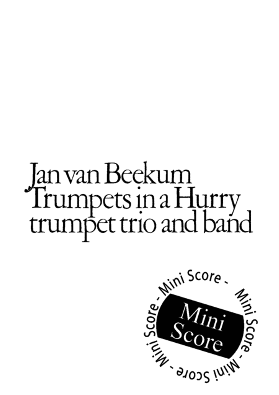 Trumpets in a Hurry Fanfare Band scores gallery preview page 3