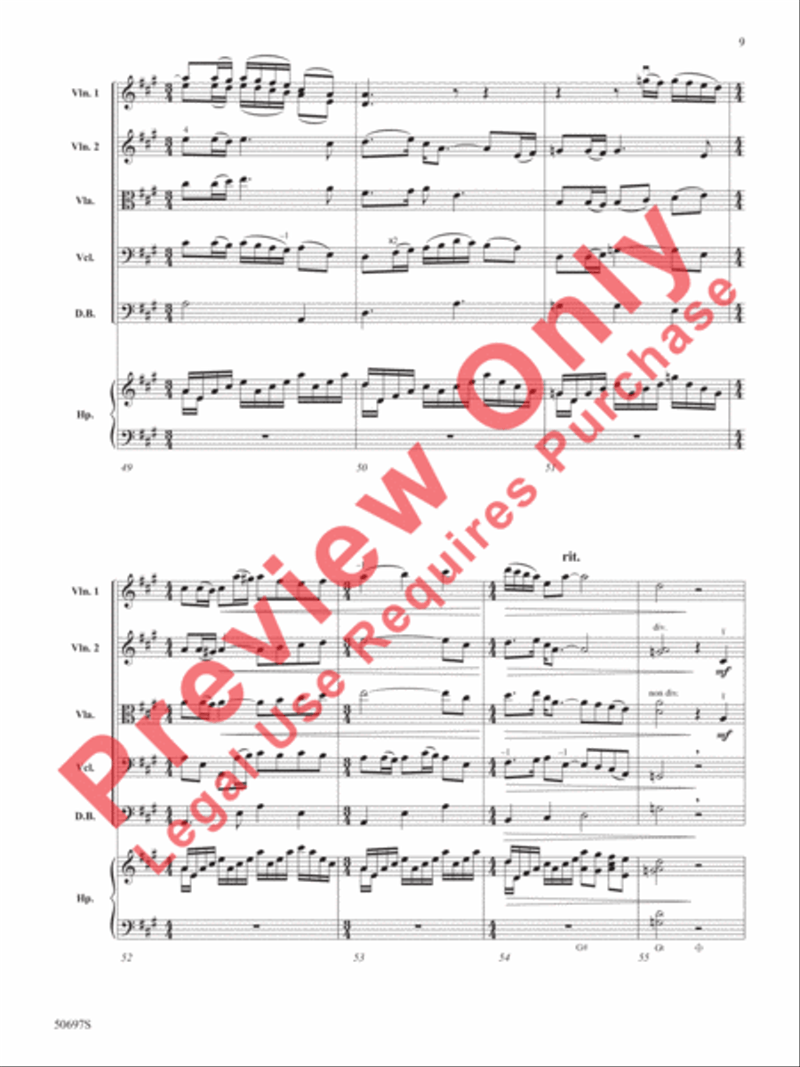 The Wexford Carol String Orchestra scores gallery preview page 10