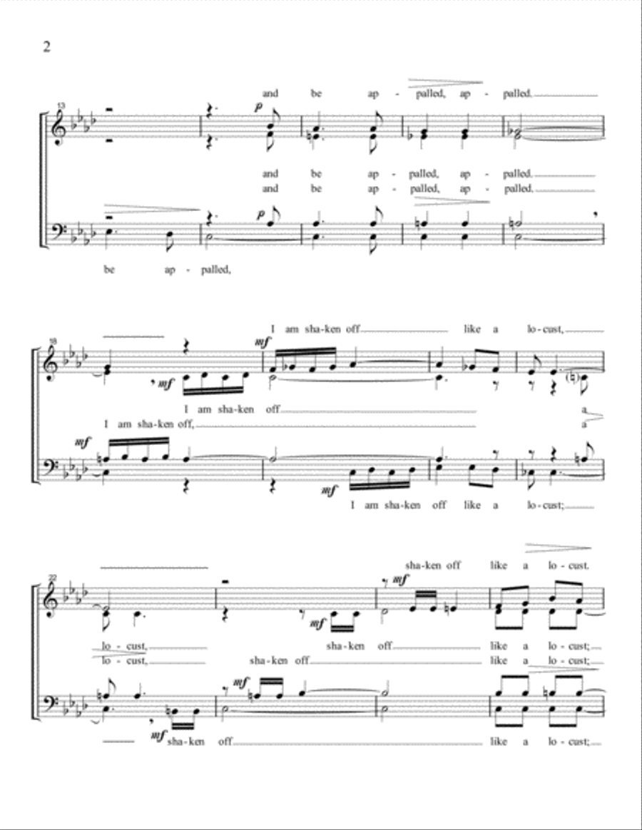Is It Nothing to You 4-Part scores gallery preview page 2
