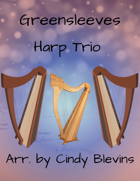 Greensleeves, for Harp Trio image number null