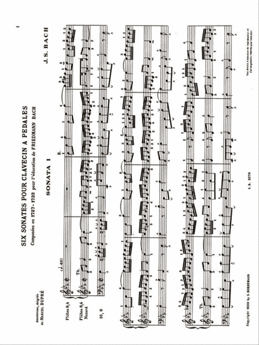 Six Sonatas In Trio Form (organ) Organ scores gallery preview page 2