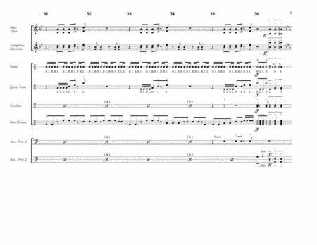 Motown Theme Show Opener (arr. Tom Wallace) - Percussion Score