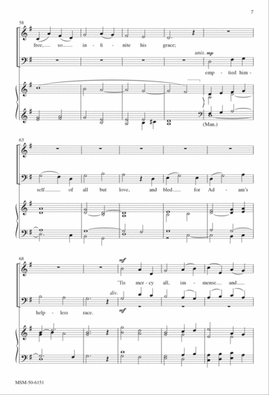 And Can It Be? 4-Part scores gallery preview page 5