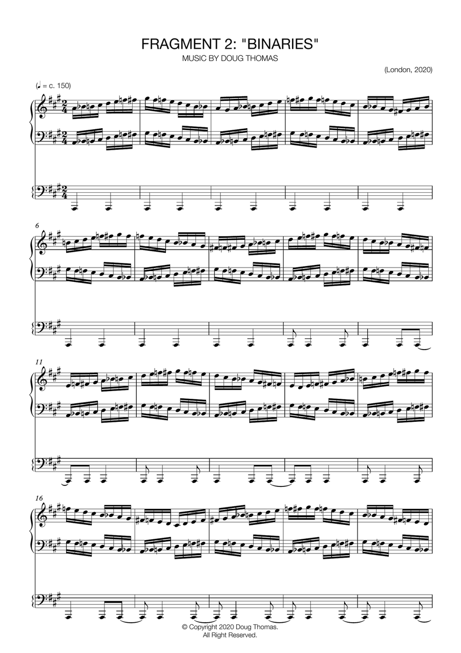 Fragments Fragments Piano Solo scores gallery preview page 3