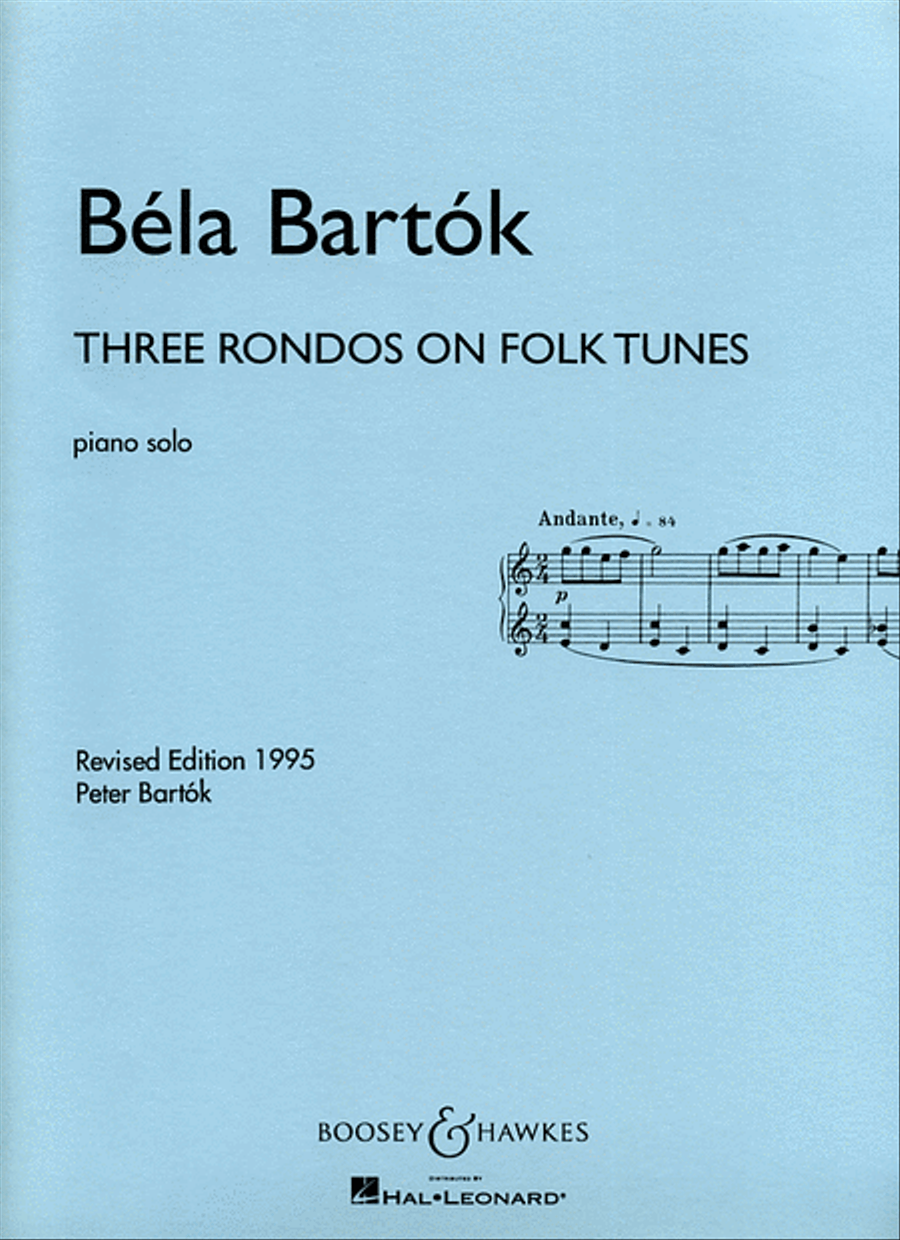 Three Rondos on Folk Tunes Piano Solo scores gallery preview page 1