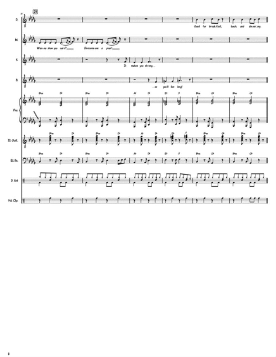 Sesame Street: A Musical Celebration - Score Only Jazz Ensemble scores gallery preview page 6