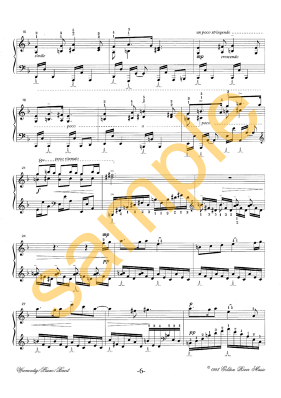 Affecten 7-12 for piano Piano Solo scores gallery preview page 5