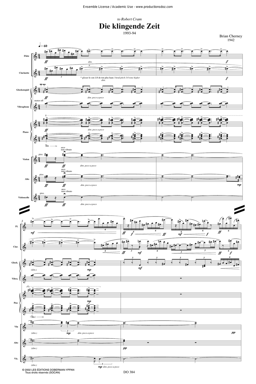 Die klingende Zeit Score scores gallery preview page 4