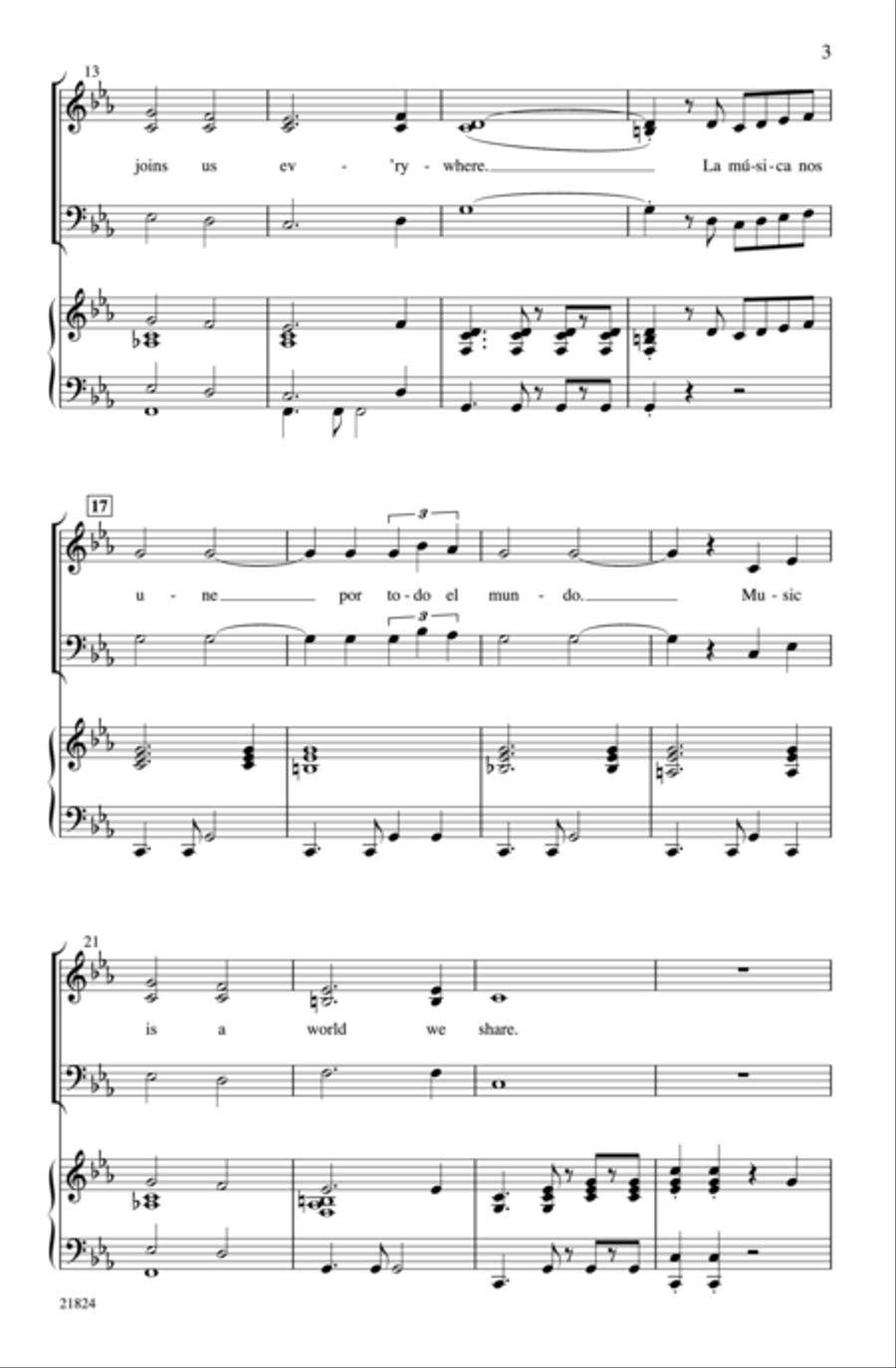 La Musica La Musica 3-Part scores gallery preview page 3