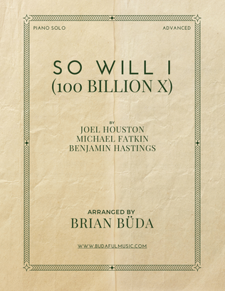 So Will I (100 Billion X)