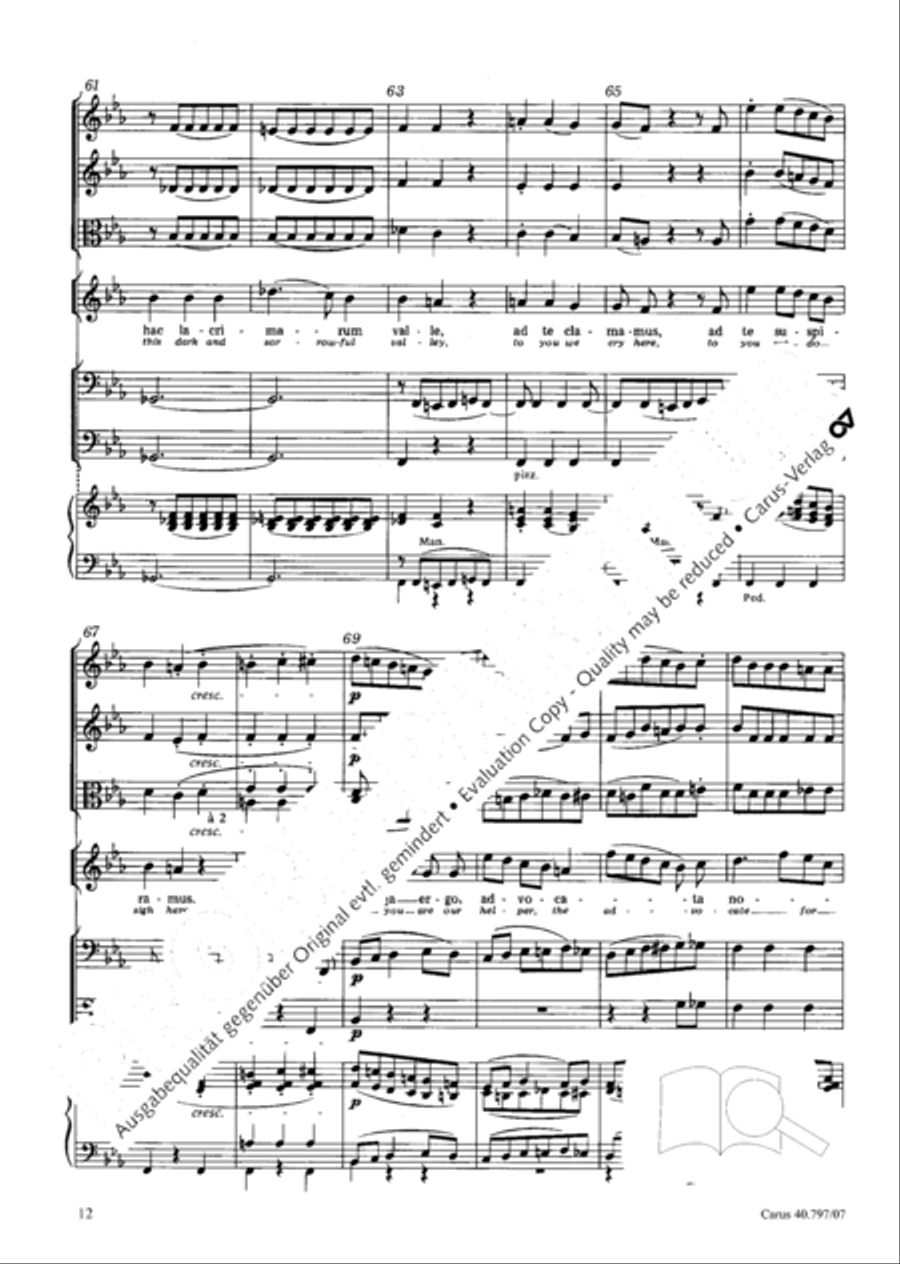Ave maris stella (Ave maris stella (Ave, Stern der Meere)) Flute scores gallery preview page 13