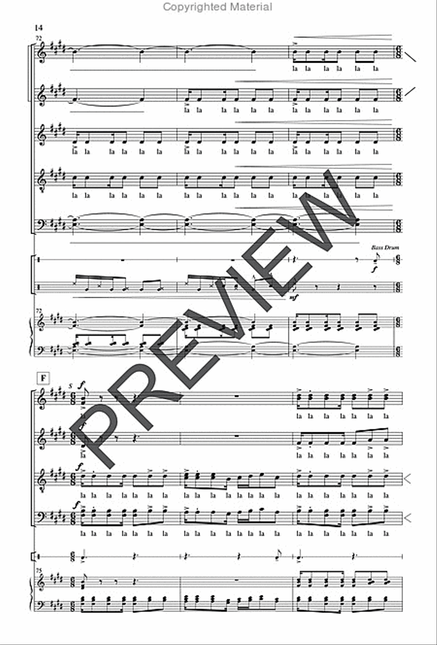 Drumsound Rises Drumsound Rises Divisi scores gallery preview page 13