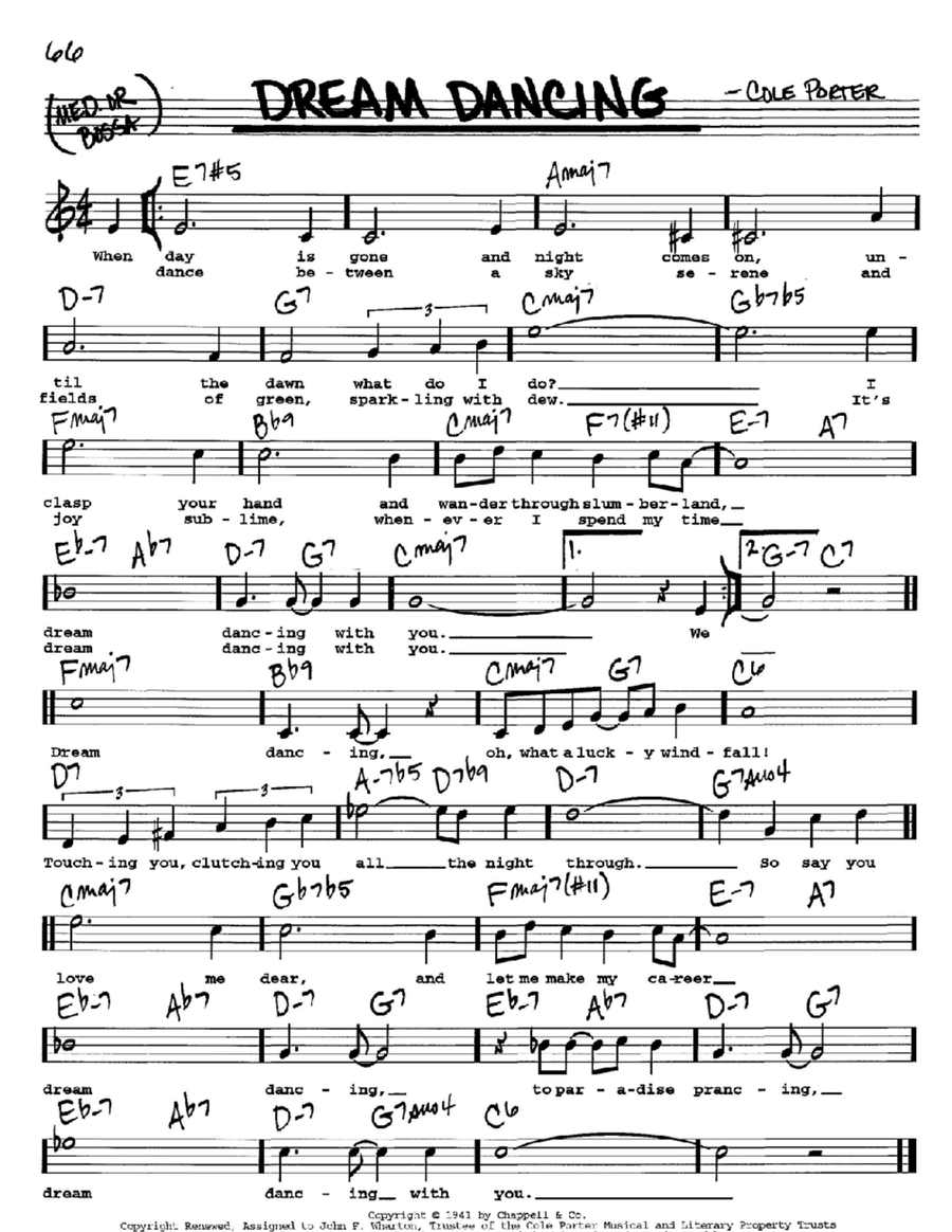 Dream Dancing Voice scores gallery preview page 1