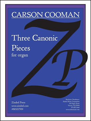 Book cover for Three Canonic Pieces