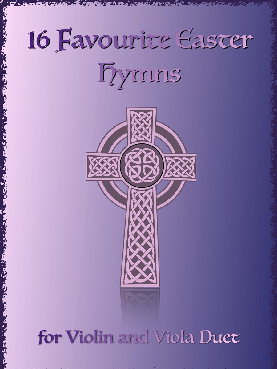 16 Favourite Easter Hymns for Violin and Viola Duet String Duet scores gallery preview page 1