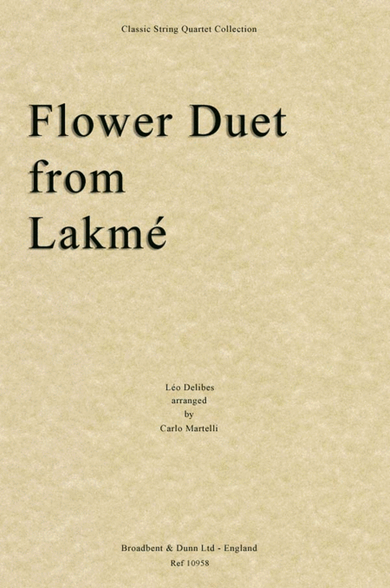 Flower Duet from Lakmé