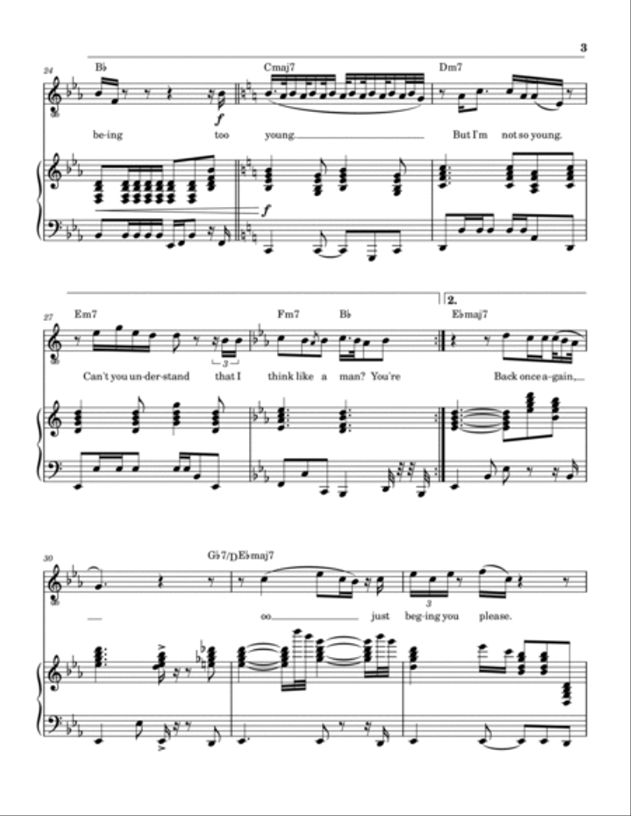 You're Still A Young Man Piano, Vocal, Guitar scores gallery preview page 4