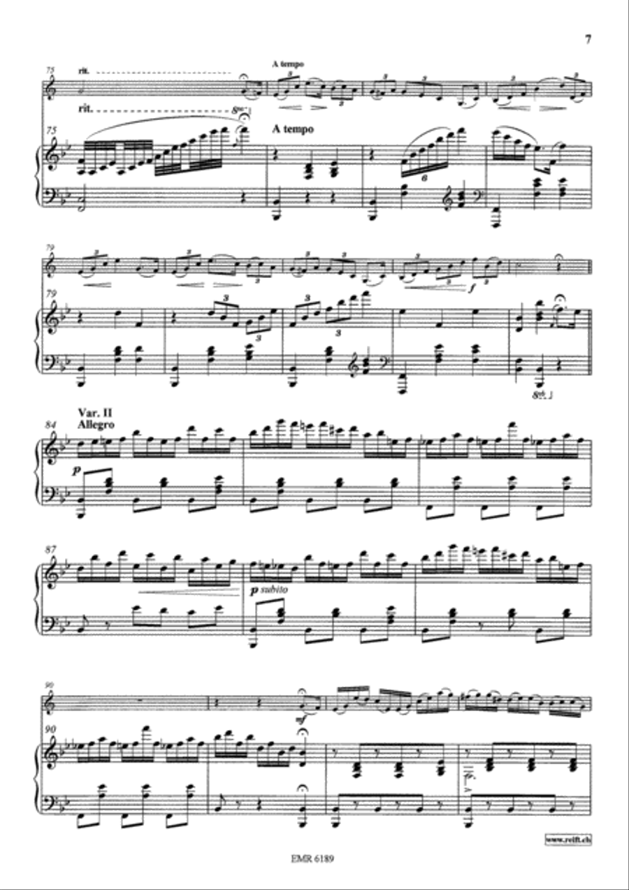 Variations On The Tyrolienne Cornet scores gallery preview page 18