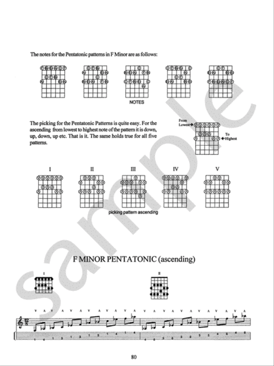 The Guitar Grimoire: The Exercise Book Guitar Tablature scores gallery preview page 13