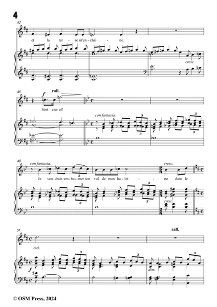 B. Godard-La fleur et le papillon,Op.7 No.11,from '12 Morceaux pour chant et piano,Op.7',in D Major