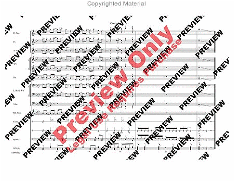 Fox Sports Themes Marching Band scores gallery preview page 12