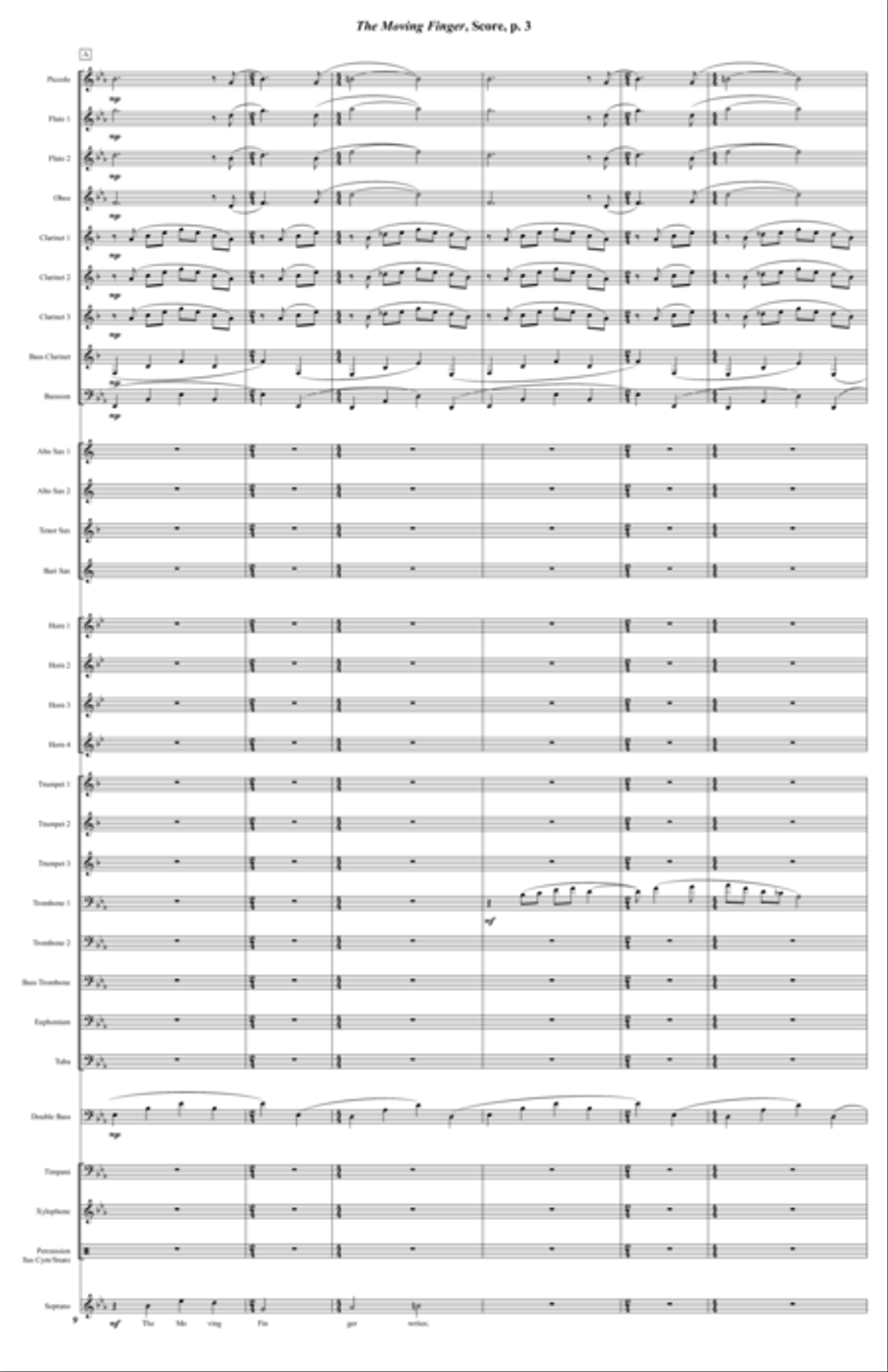 The Moving Finger (Wind Ensemble)