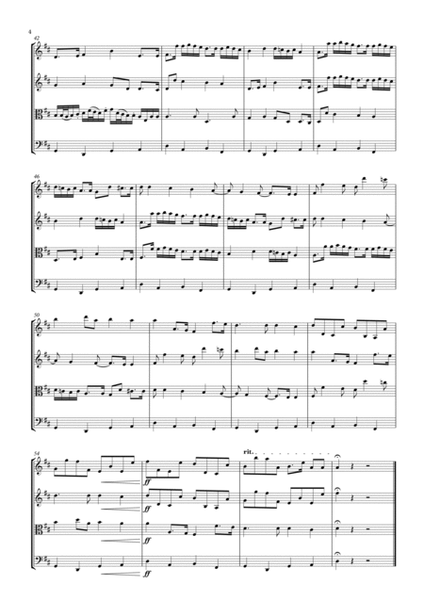 Canon in D Major - String Quartet (Score and all parts) image number null