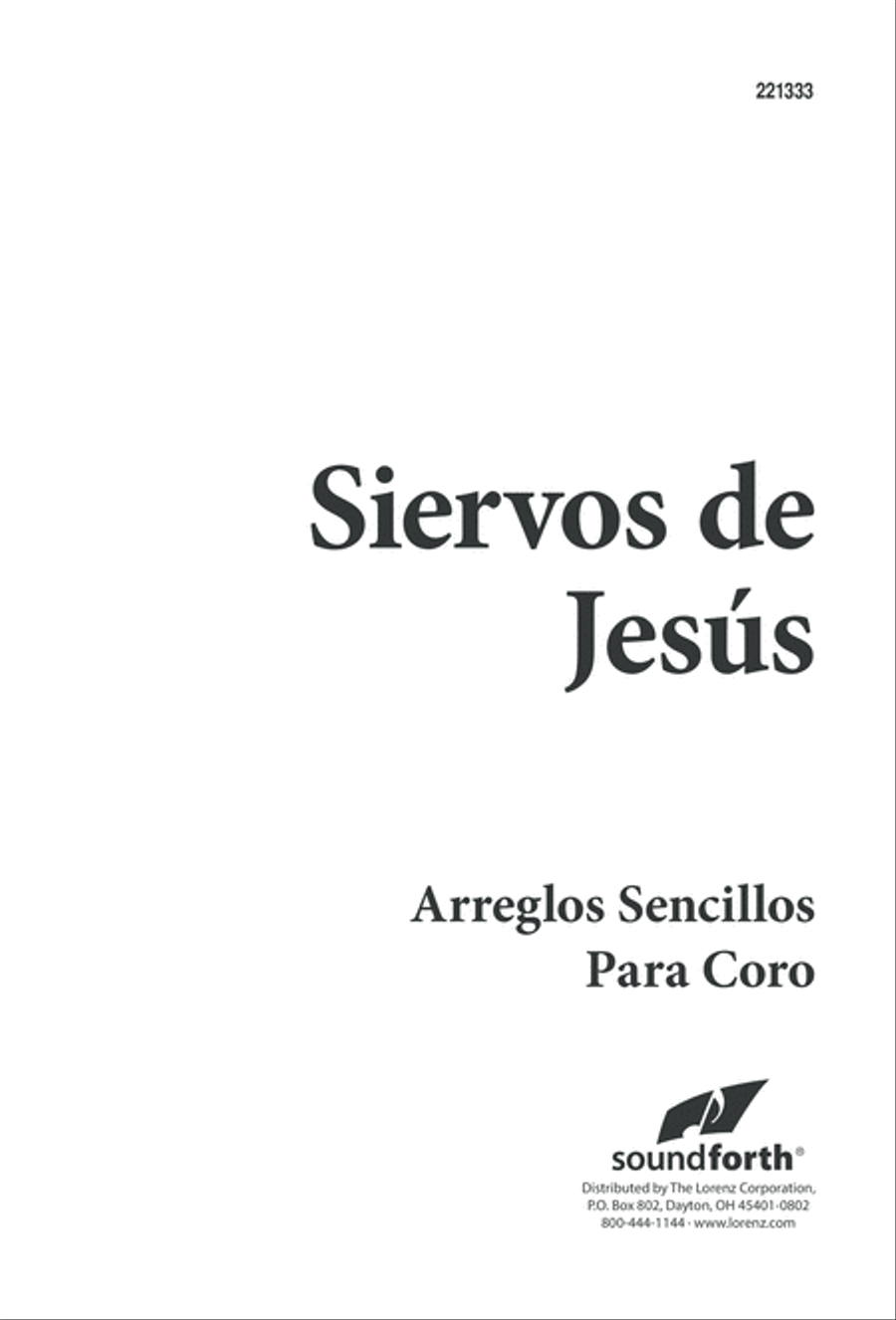 Siervos de Jesus 4-Part scores gallery preview page 1