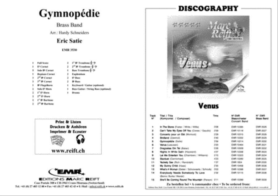 Gymnopedie Gymnopedie Brass Band scores gallery preview page 2
