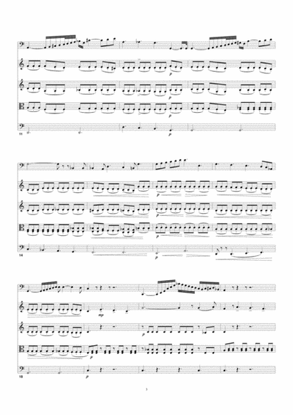 Elegy by Giovanni Bottesini (1821-1889) arranged for solo double bass in orchestra tuning and string
