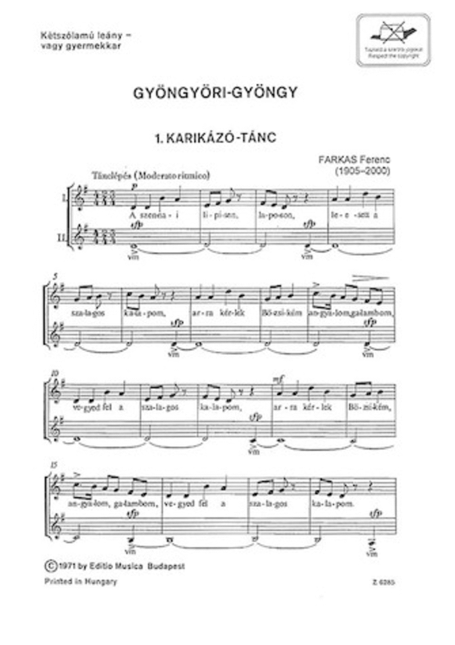 GyÖngyÖri-gyÖngy A Cappella scores gallery preview page 1