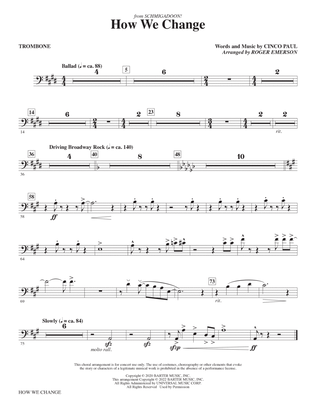 How We Change (Schmigadoon Finale) (from Schmigadoon!) (arr. Roger Emerson) - Trombone