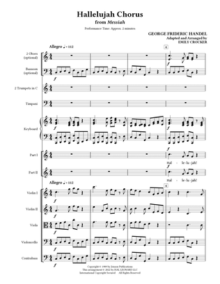 Hallelujah (from Messiah) - Score Only