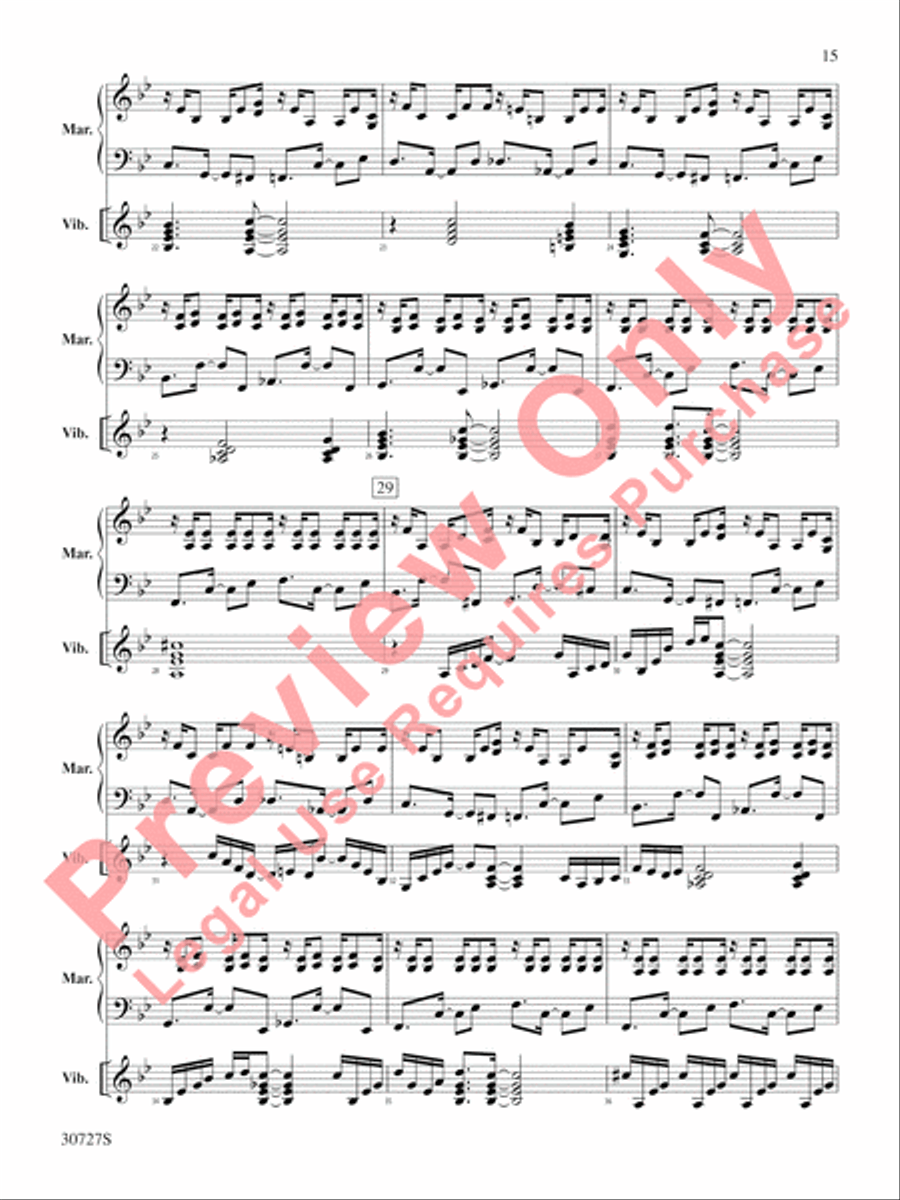 The Gershwin Mallet Collection Percussion scores gallery preview page 16